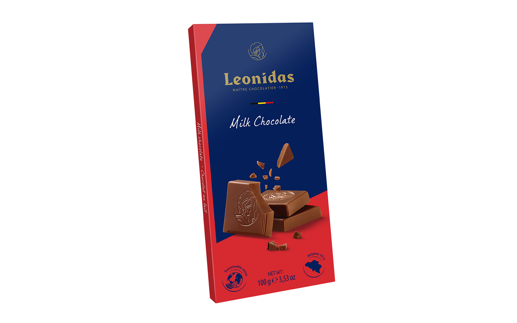 Tablette chocolat au lait 30% 100G